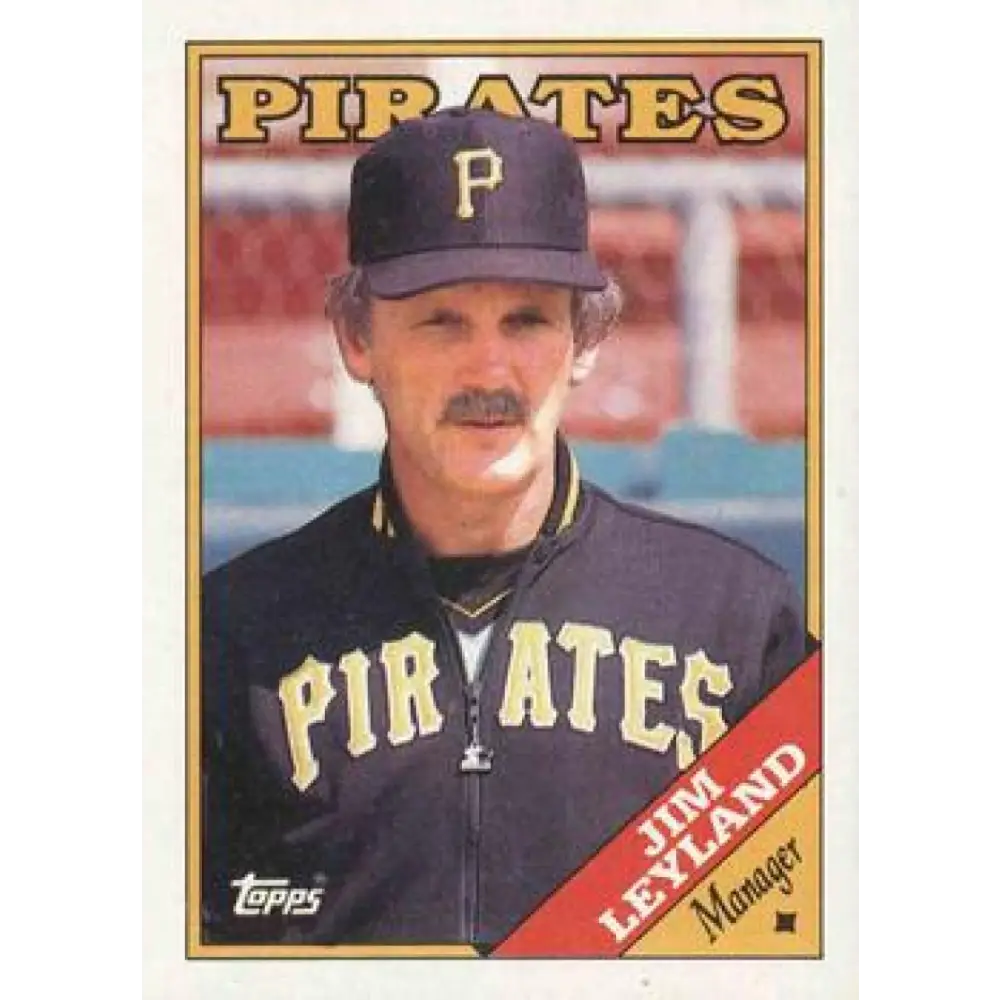 1988 Topps #624 Jim Leyland NM-MT Pittsburgh Pirates Baseball Card  Image 1