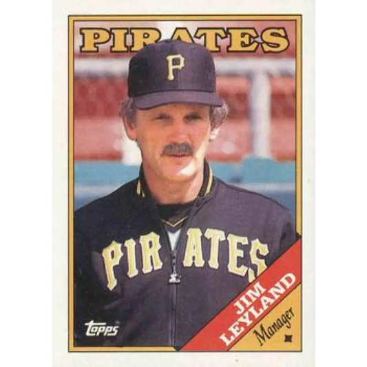 1988 Topps #624 Jim Leyland NM-MT Pittsburgh Pirates Baseball Card  Image 1
