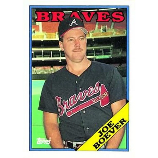 1988 Topps #627 Joe Boever NM-MT RC Rookie Atlanta Braves Baseball Card  Image 1