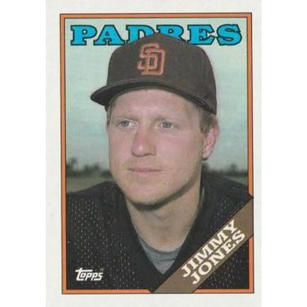 1988 Topps #63 Jimmy Jones NM-MT San Diego Padres Baseball Card  Image 1