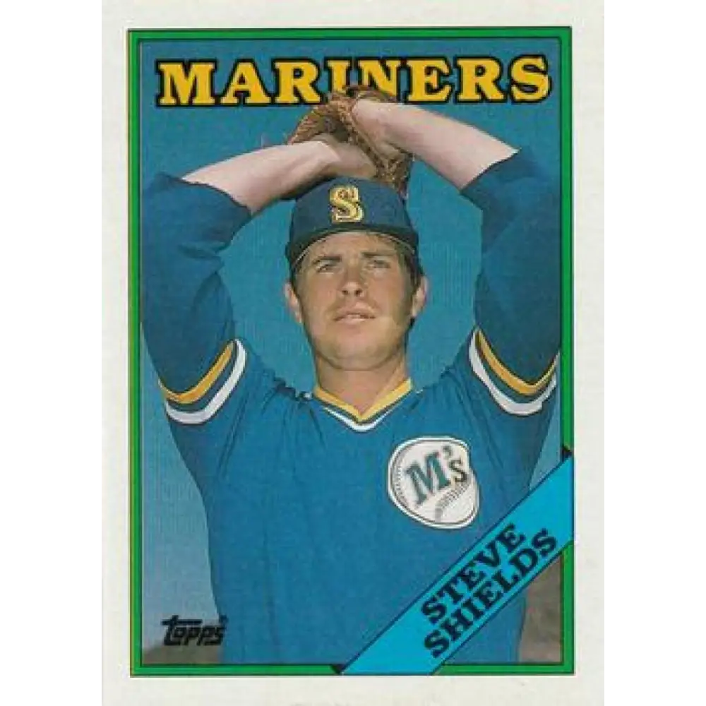 1988 Topps #632 Steve Shields NM-MT Seattle Mariners Baseball Card  Image 1
