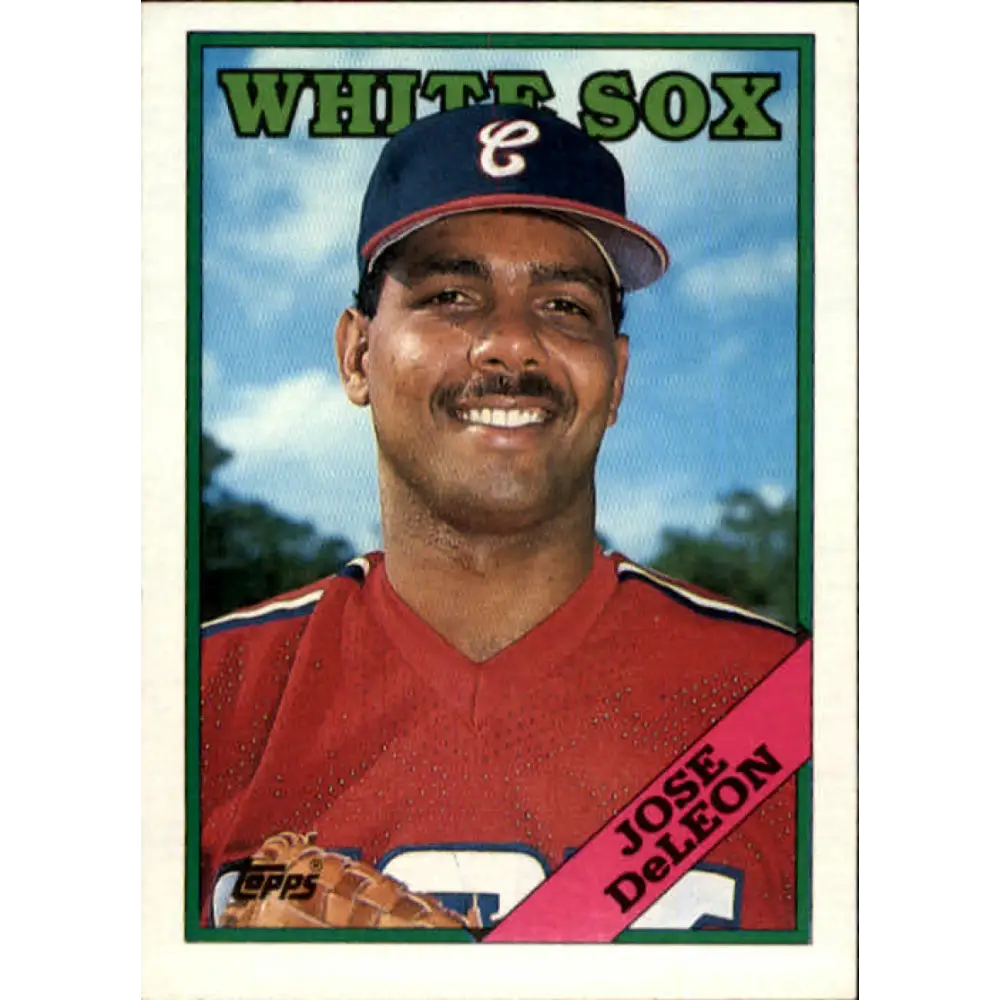 1988 Topps #634 Jose DeLeon NM-MT Chicago White Sox Baseball Card  Image 1