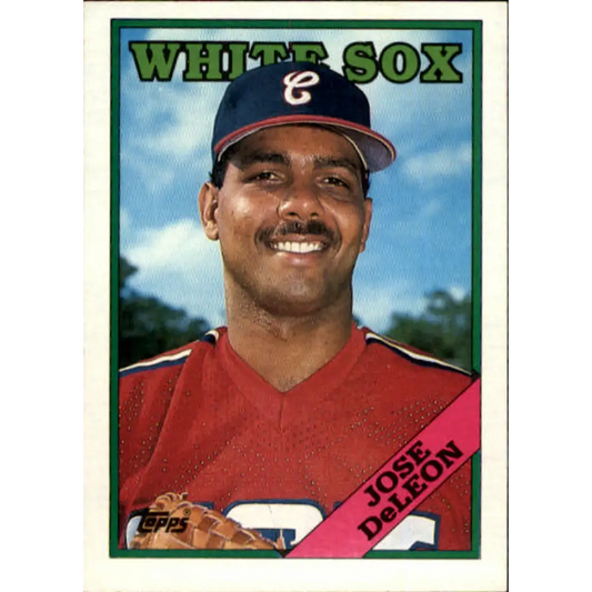 1988 Topps #634 Jose DeLeon NM-MT Chicago White Sox Baseball Card  Image 1