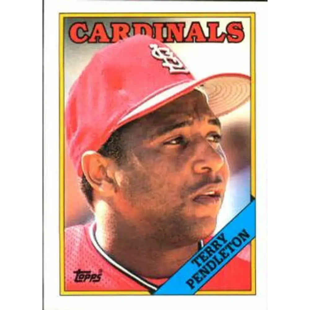 1988 Topps #635 Terry Pendleton NM-MT St. Louis Cardinals Baseball Card  Image 1