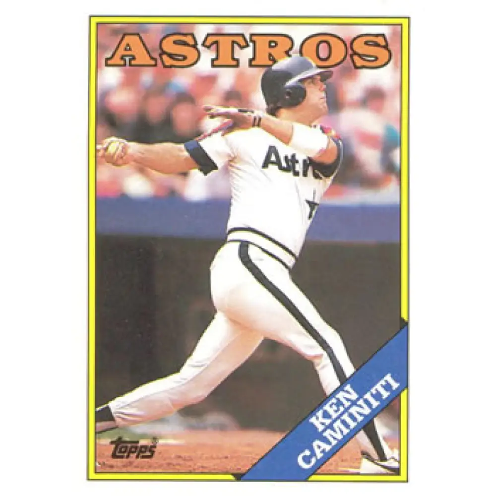 1988 Topps #64 Ken Caminiti NM-MT RC Rookie Houston Astros Baseball Card  Image 1