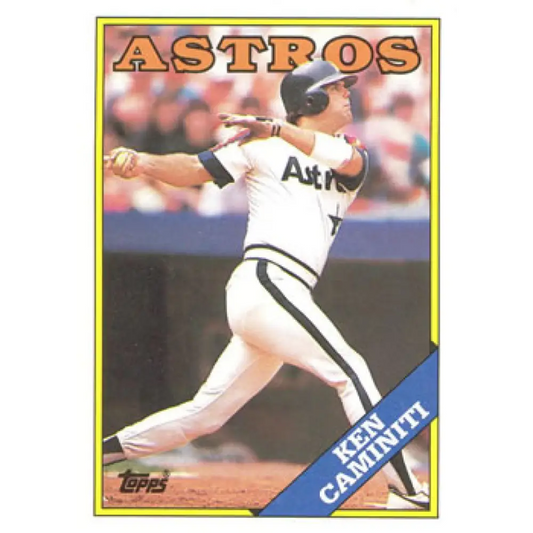 1988 Topps #64 Ken Caminiti NM-MT RC Rookie Houston Astros Baseball Card  Image 1