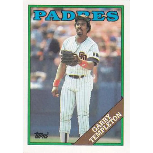 1988 Topps #640 Garry Templeton NM-MT San Diego Padres Baseball Card  Image 1