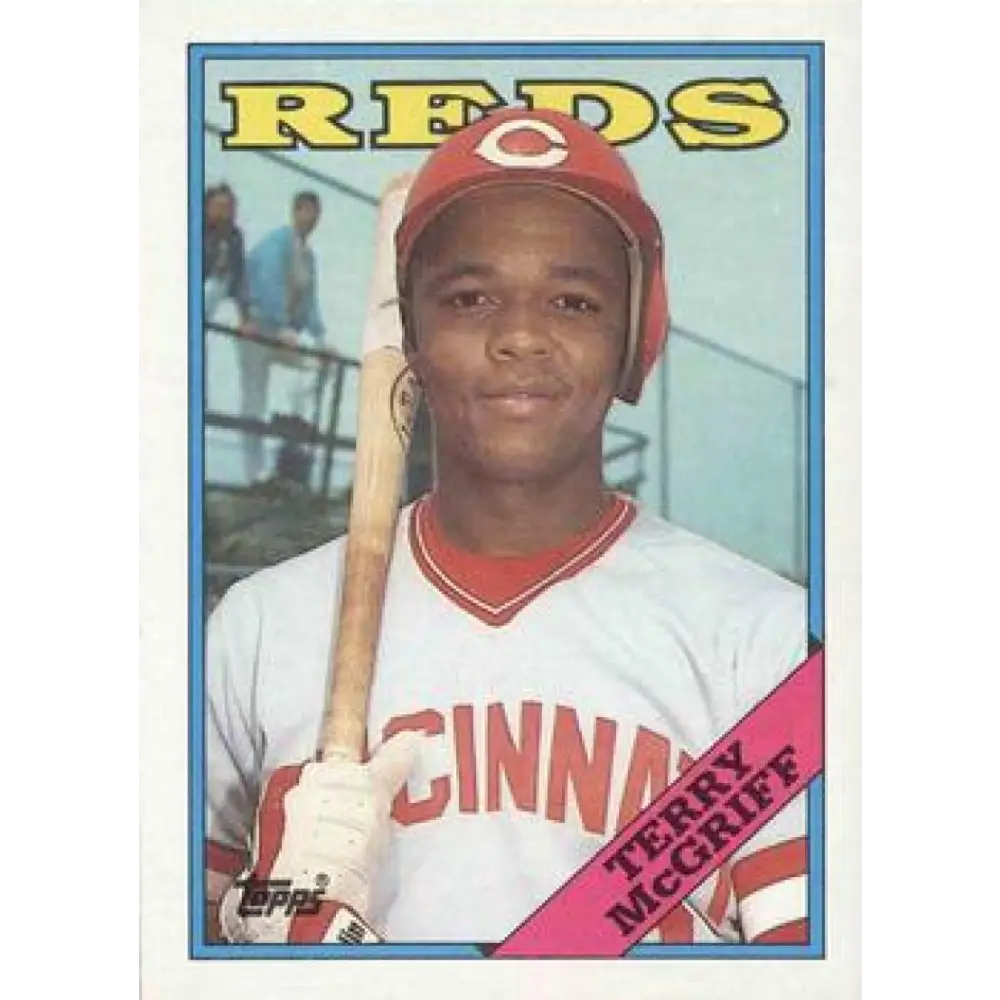 1988 Topps #644 Terry McGriff NM-MT Cincinnati Reds Baseball Card  Image 1