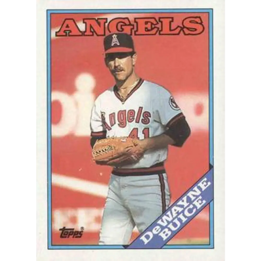 1988 Topps #649 De Wayne Buice NM-MT RC Rookie California Angels Baseball Card  Image 1