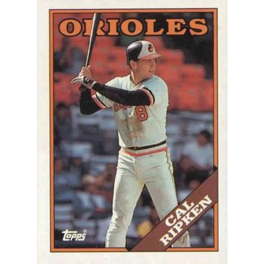 1988 Topps #650 Cal Ripken Jr. NM-MT Baltimore Orioles Baseball Card  Image 1