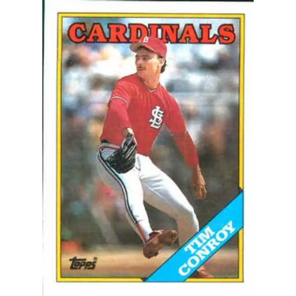 1988 Topps #658 Tim Conroy NM-MT St. Louis Cardinals Baseball Card  Image 1