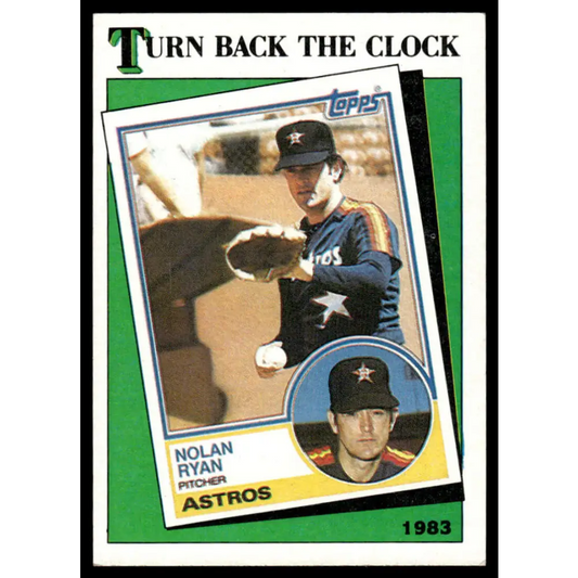 1988 Topps #661 Nolan Ryan EX/NM Houston Astros Baseball Card Image 1