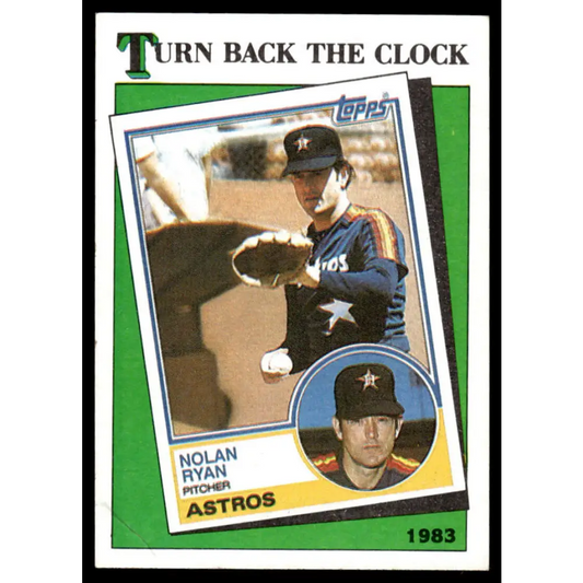 1988 Topps #661 Nolan Ryan EX/NM Houston Astros Baseball Card Image 1
