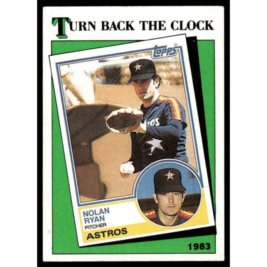 1988 Topps #661 Nolan Ryan EX/NM Houston Astros Baseball Card Image 1