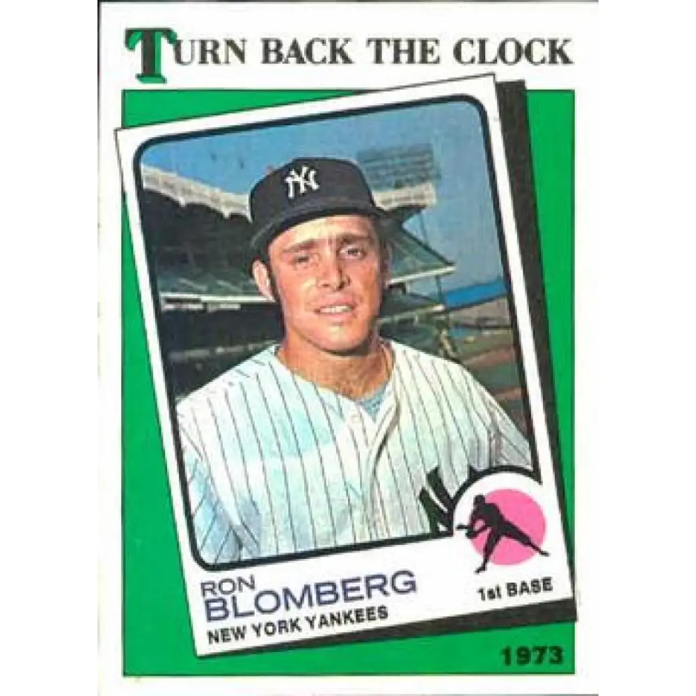 1988 Topps #663 Ron Blomberg NM-MT New York Yankees Baseball Card  Image 1