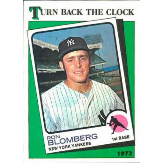 1988 Topps #663 Ron Blomberg NM-MT New York Yankees Baseball Card  Image 1