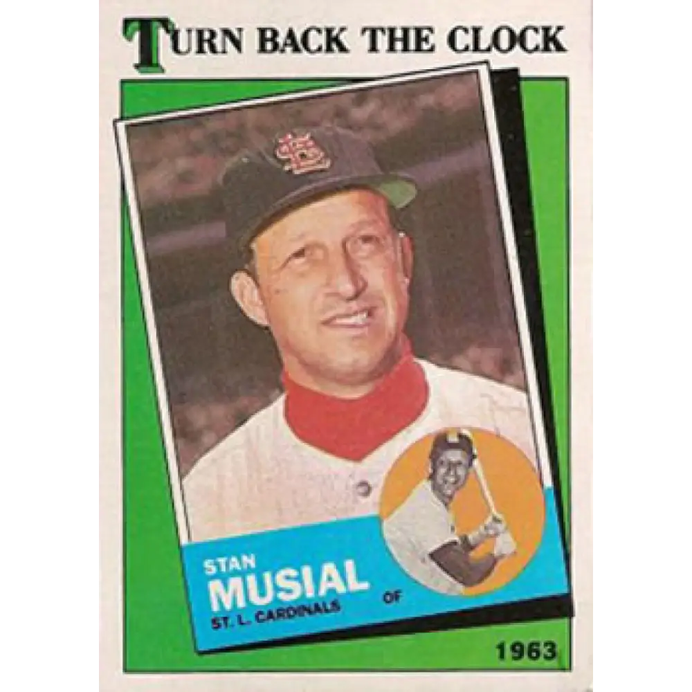 1988 Topps #665 Stan Musial NM-MT St. Louis Cardinals Baseball Card  Image 1