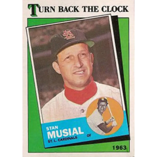 1988 Topps #665 Stan Musial NM-MT St. Louis Cardinals Baseball Card  Image 1