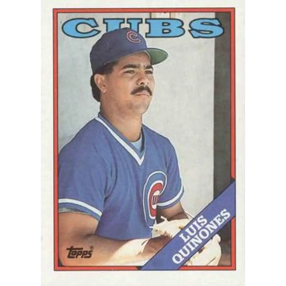 1988 Topps #667 Luis Quinones NM-MT Chicago Cubs Baseball Card  Image 1