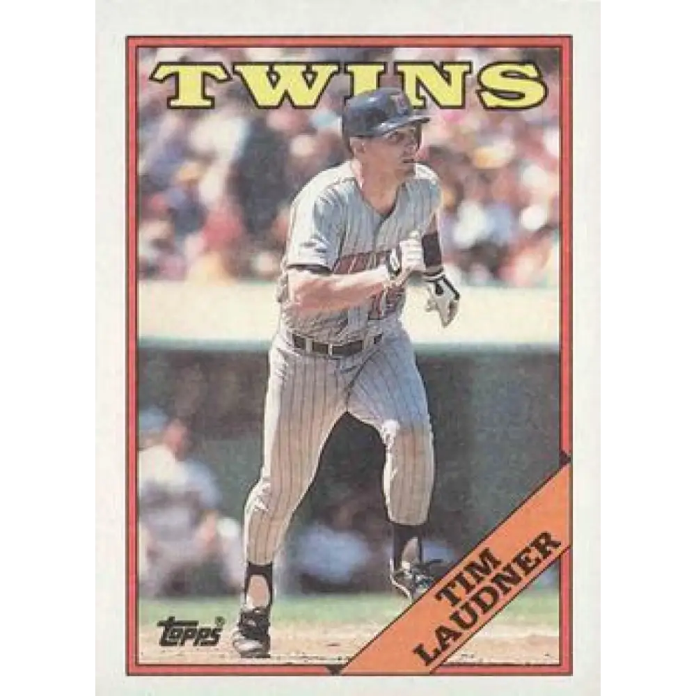 1988 Topps #671 Tim Laudner NM-MT Minnesota Twins Baseball Card  Image 1