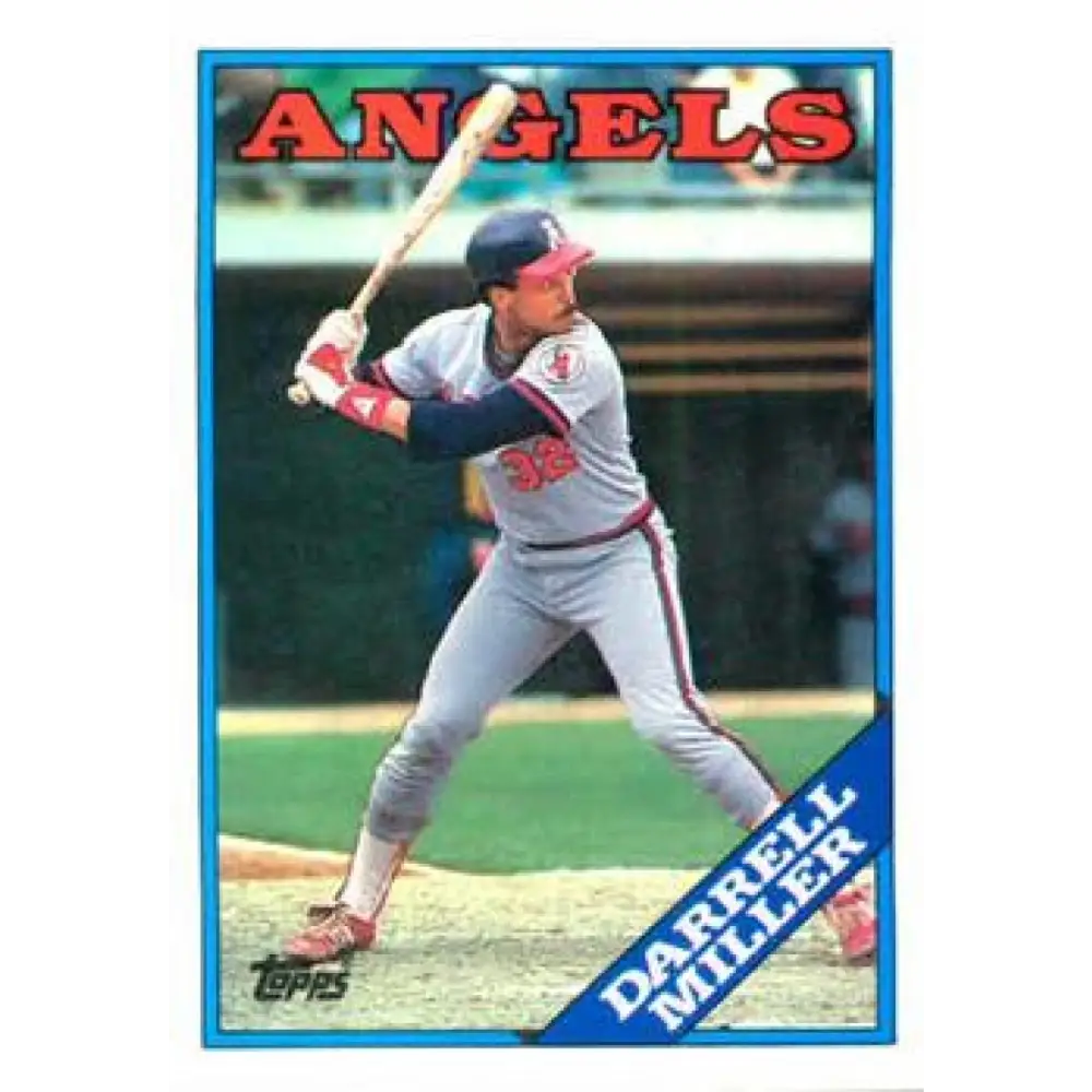 1988 Topps #679 Darrell Miller NM-MT California Angels Baseball Card  Image 1
