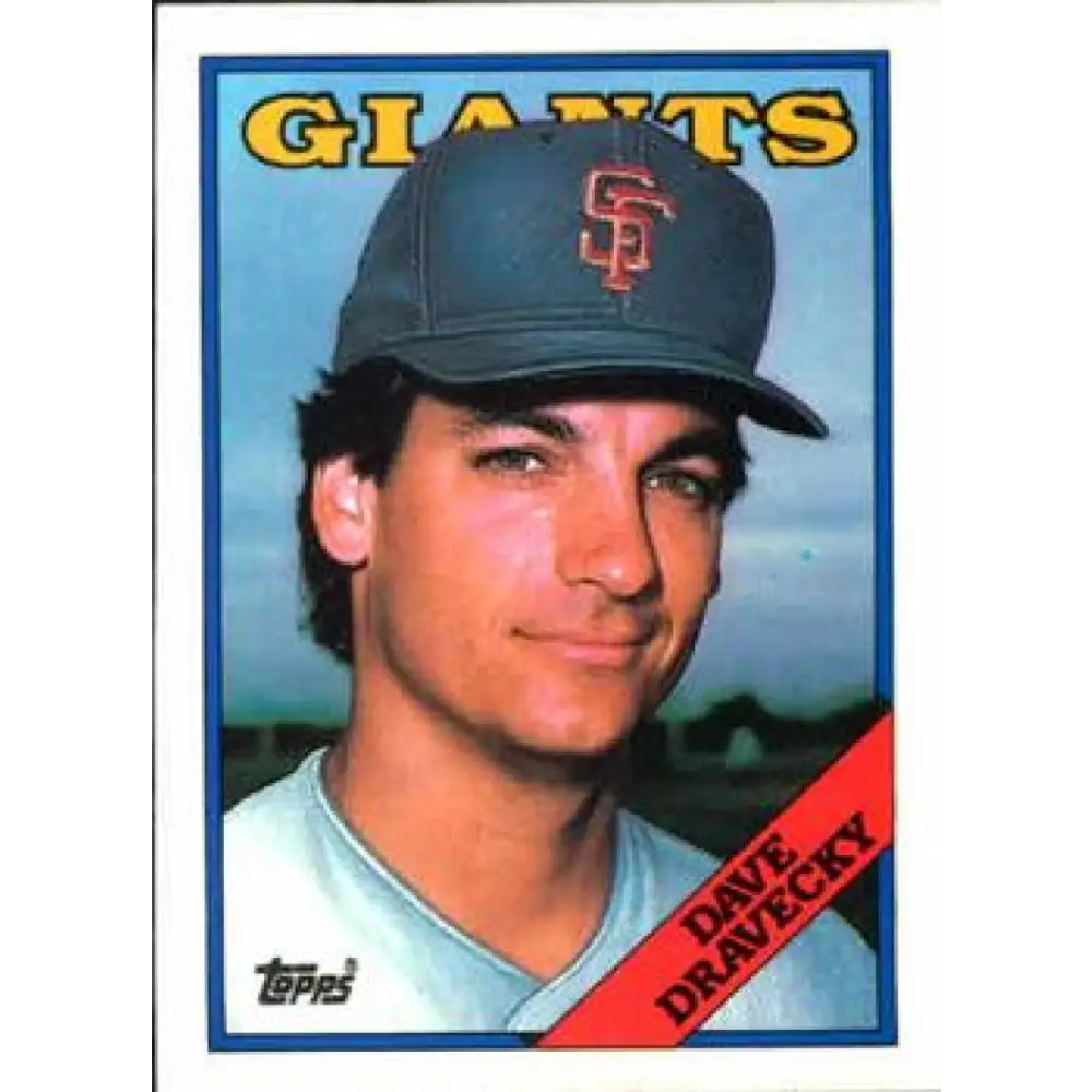 1988 Topps #68 Dave Dravecky NM-MT San Francisco Giants Baseball Card  Image 1