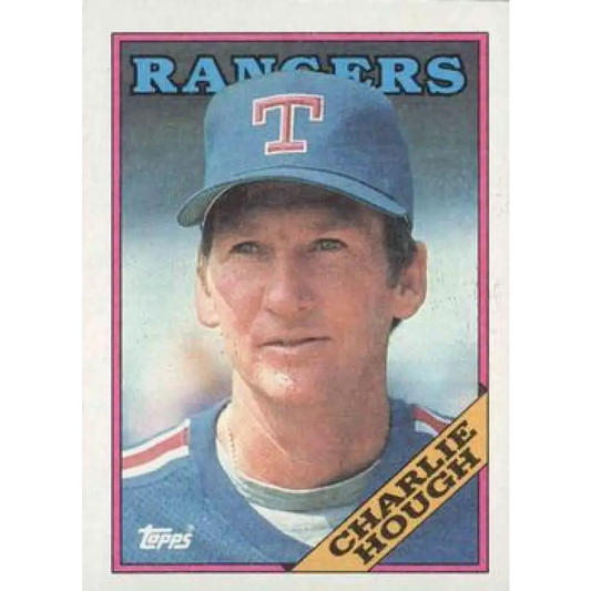 1988 Topps #680 Charlie Hough NM-MT Texas Rangers Baseball Card  Image 1