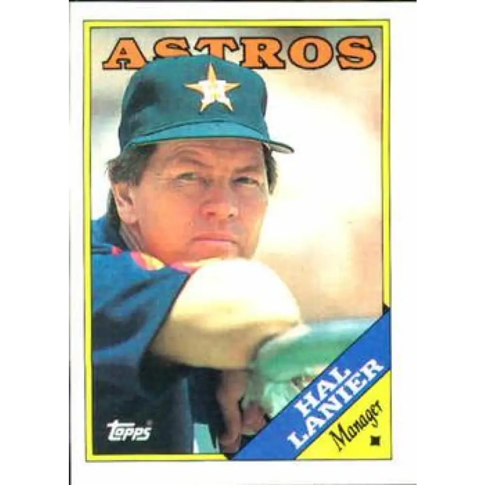 1988 Topps #684 Hal Lanier NM-MT Houston Astros Baseball Card  Image 1