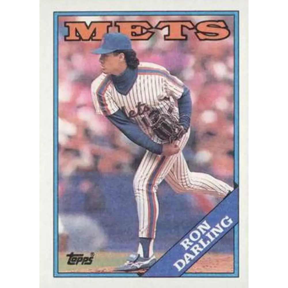 1988 Topps #685 Ron Darling NM-MT New York Mets Baseball Card  Image 1