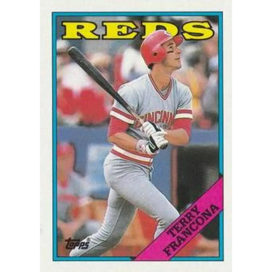 1988 Topps #686 Terry Francona NM-MT Cincinnati Reds Baseball Card  Image 1