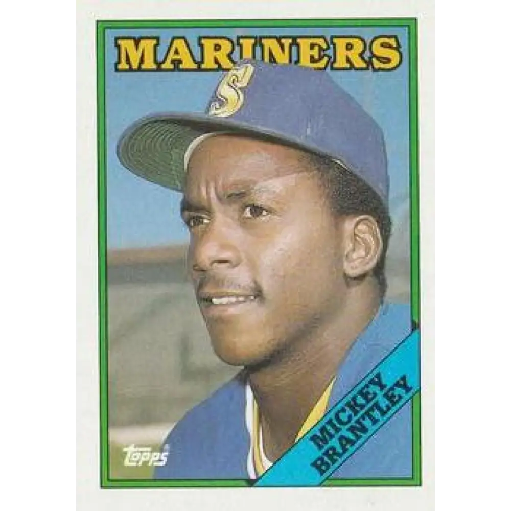 1988 Topps #687 Mickey Brantley NM-MT Seattle Mariners Baseball Card  Image 1