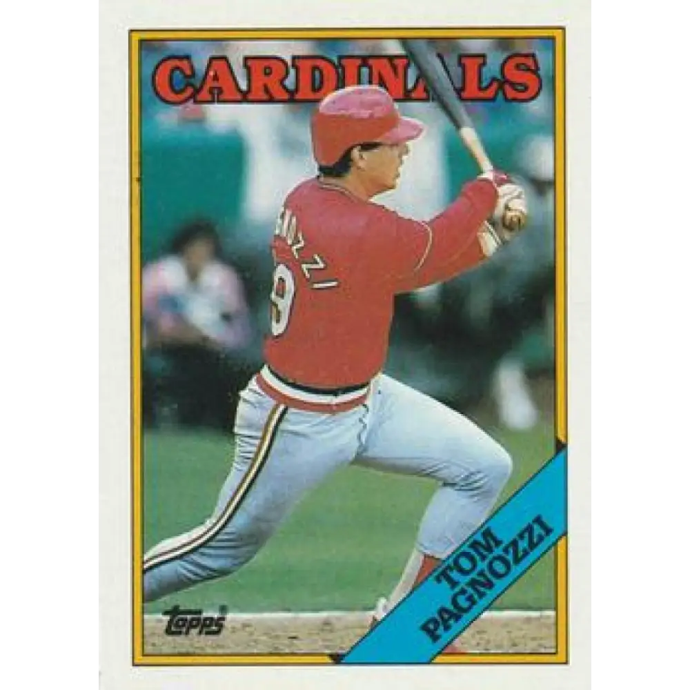 1988 Topps #689 Tom Pagnozzi NM-MT RC Rookie St. Louis Cardinals Baseball Card  Image 1