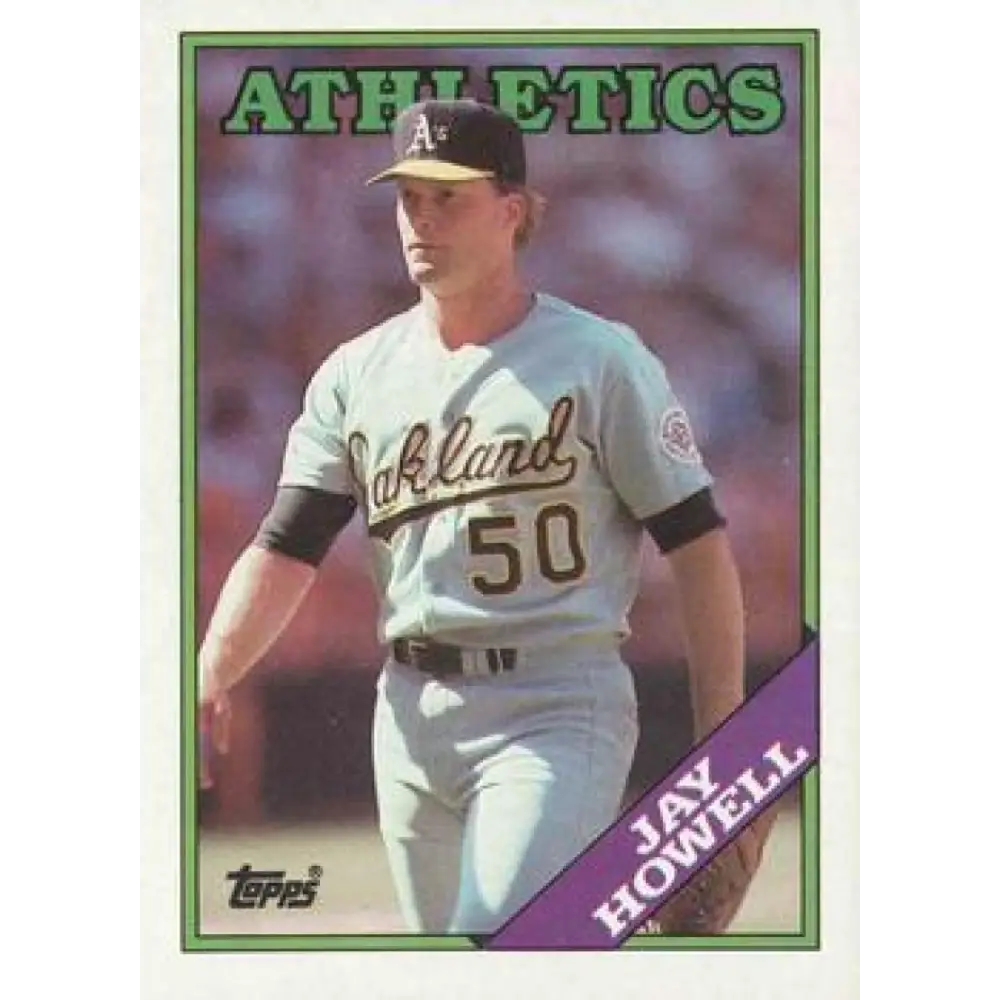 1988 Topps #690 Jay Howell NM-MT Oakland Athletics Baseball Card  Image 1