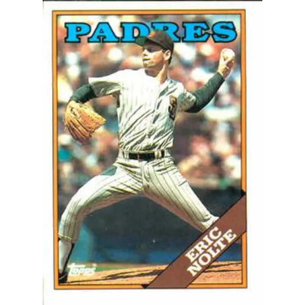 1988 Topps #694 Eric Nolte NM-MT RC Rookie San Diego Padres Baseball Card  Image 1