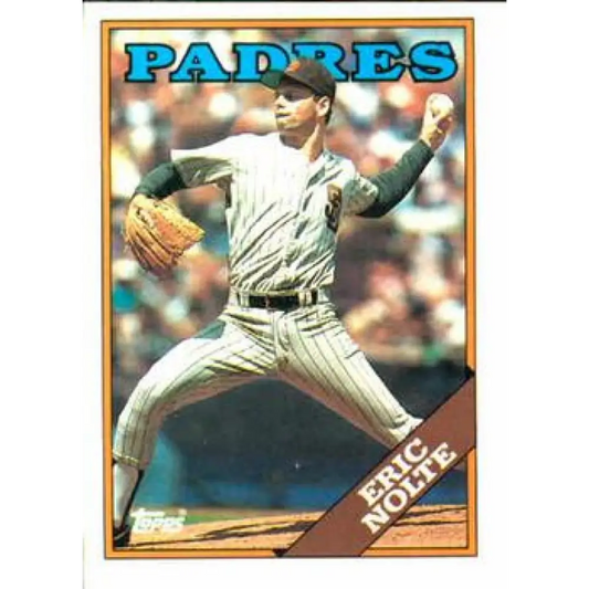 1988 Topps #694 Eric Nolte NM-MT RC Rookie San Diego Padres Baseball Card  Image 1