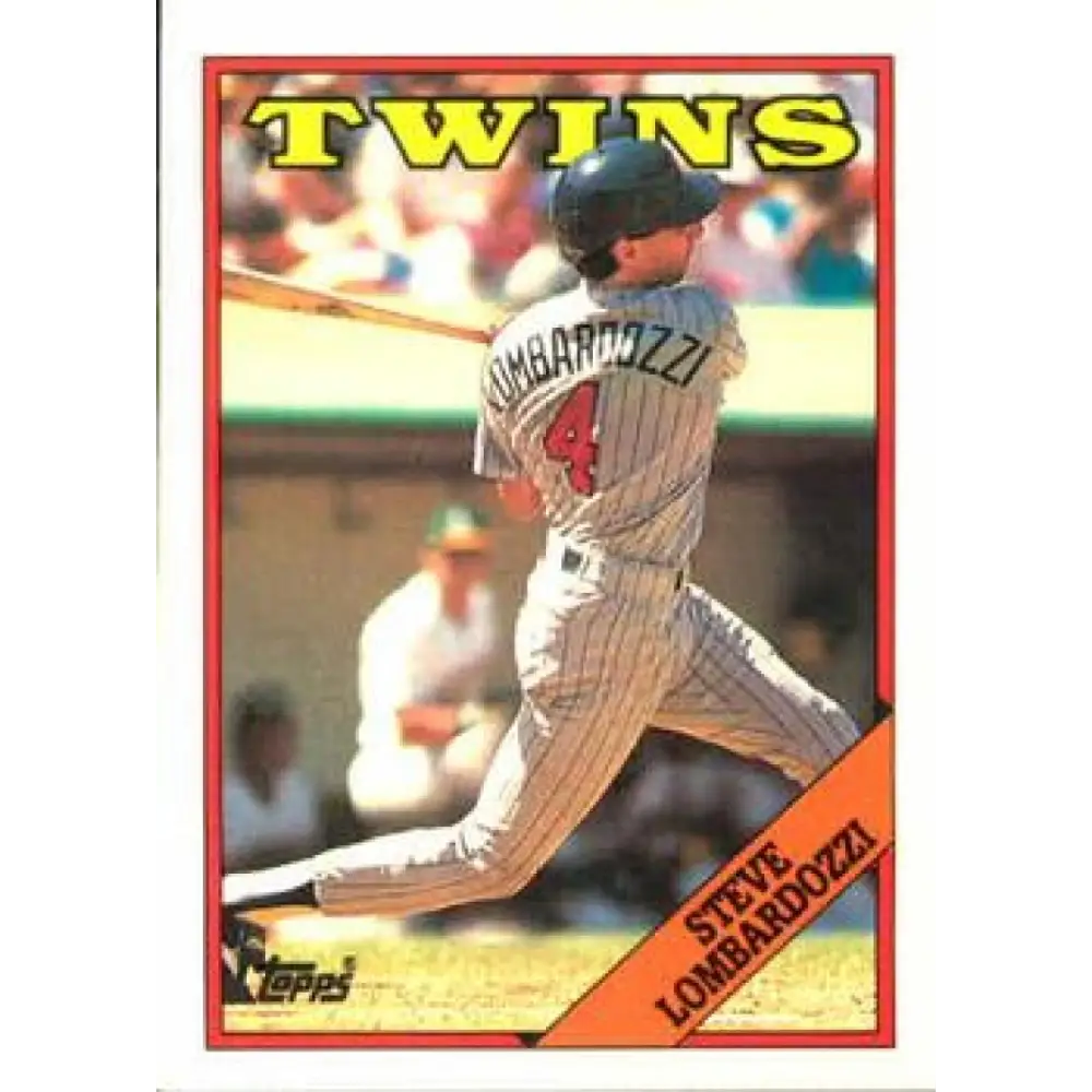 1988 Topps #697 Steve Lombardozzi NM-MT Minnesota Twins Baseball Card  Image 1