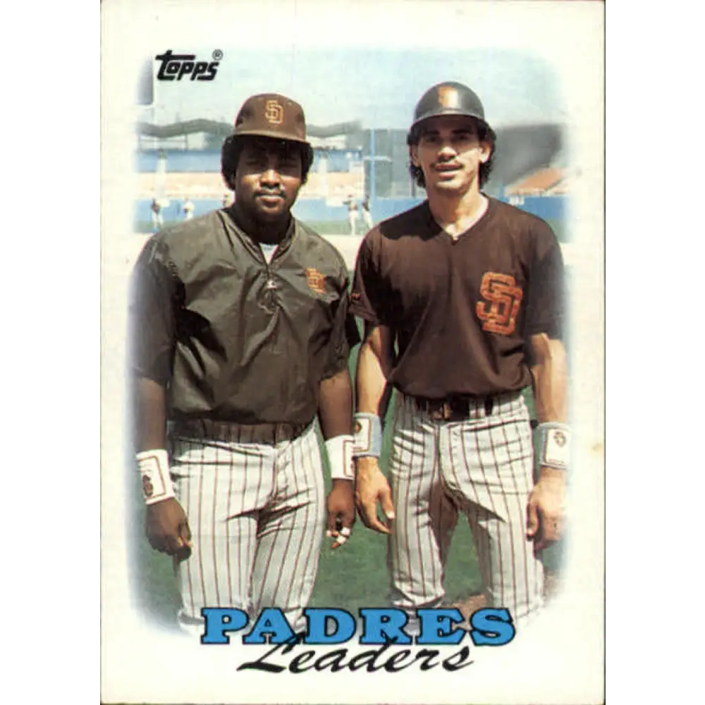 1988 Topps #699 Benito Santiago/Tony Gwynn NM-MT San Diego Padres Baseball Card  Image 1
