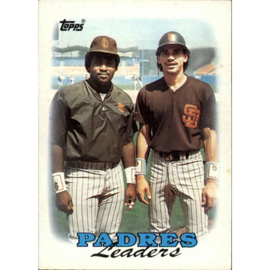 1988 Topps #699 Benito Santiago/Tony Gwynn NM-MT San Diego Padres Baseball Card  Image 1