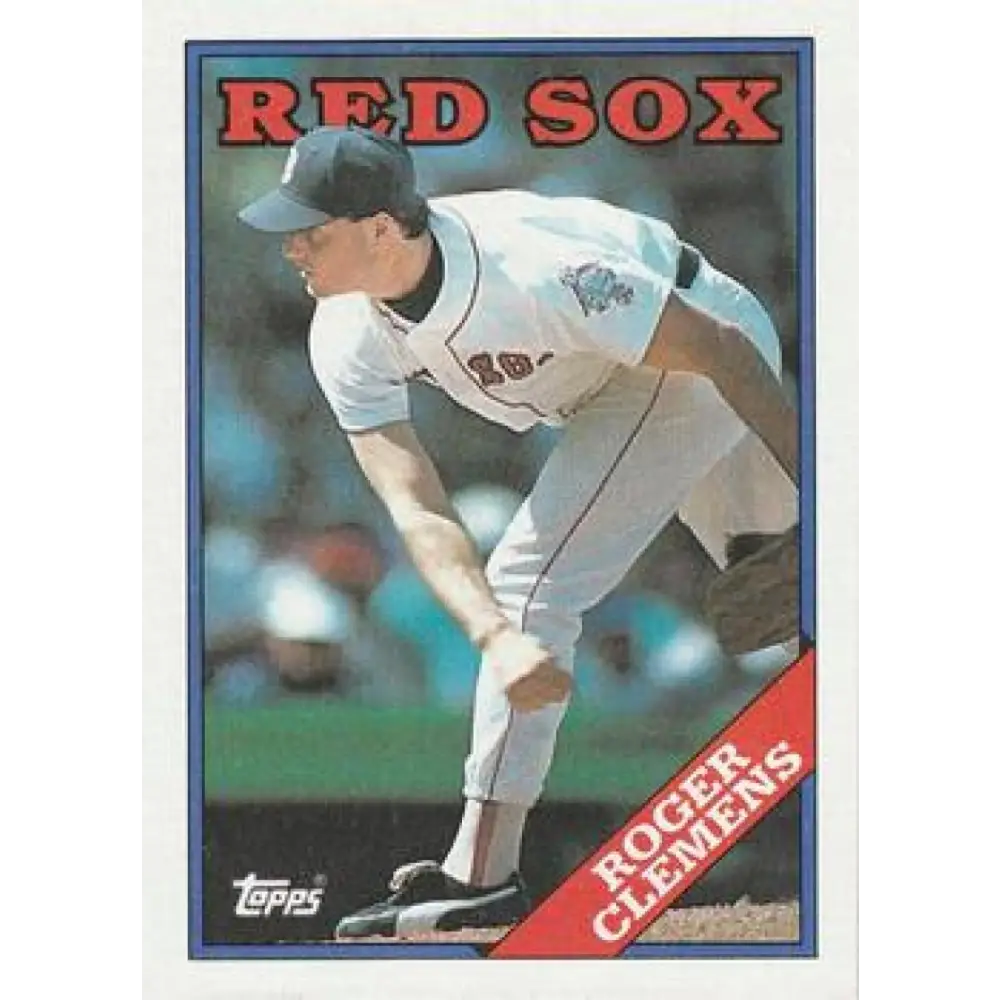 1988 Topps #70 Roger Clemens NM-MT Boston Red Sox Baseball Card  Image 1