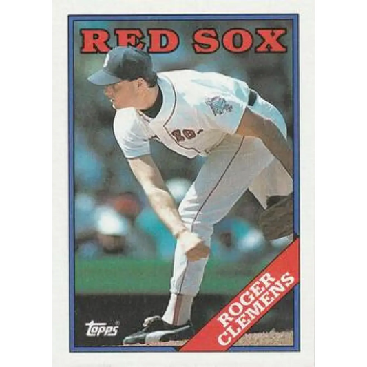 1988 Topps #70 Roger Clemens NM-MT Boston Red Sox Baseball Card  Image 1