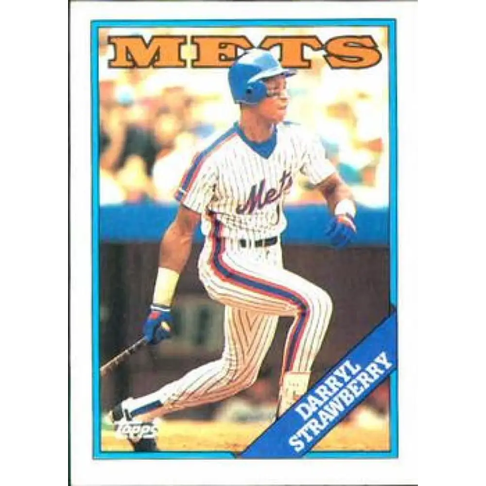 1988 Topps #710 Darryl Strawberry NM-MT New York Mets Baseball Card  Image 1