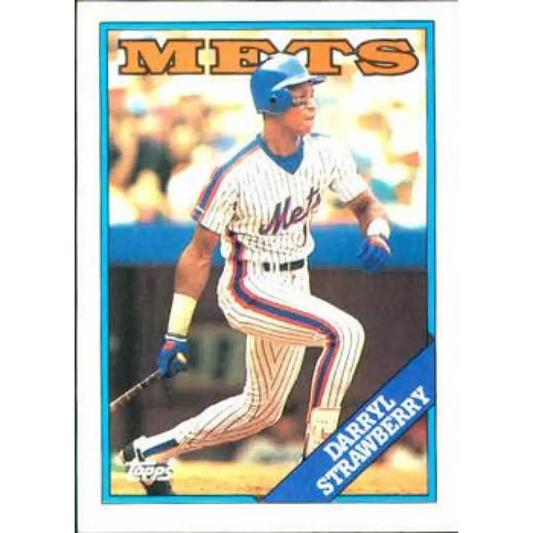 1988 Topps #710 Darryl Strawberry NM-MT New York Mets Baseball Card  Image 1
