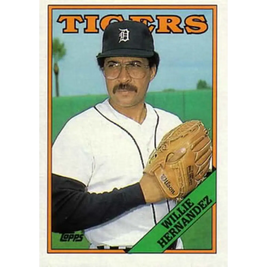1988 Topps #713 Willie Hernandez NM-MT Detroit Tigers Baseball Card  Image 1