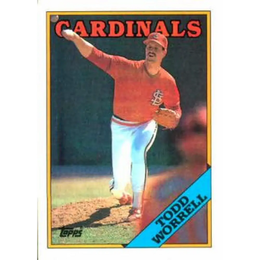 1988 Topps #715 Todd Worrell NM-MT St. Louis Cardinals Baseball Card  Image 1