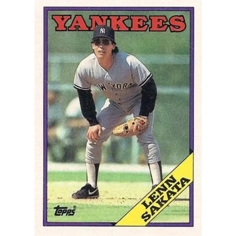 1988 Topps #716 Lenn Sakata NM-MT New York Yankees Baseball Card  Image 1