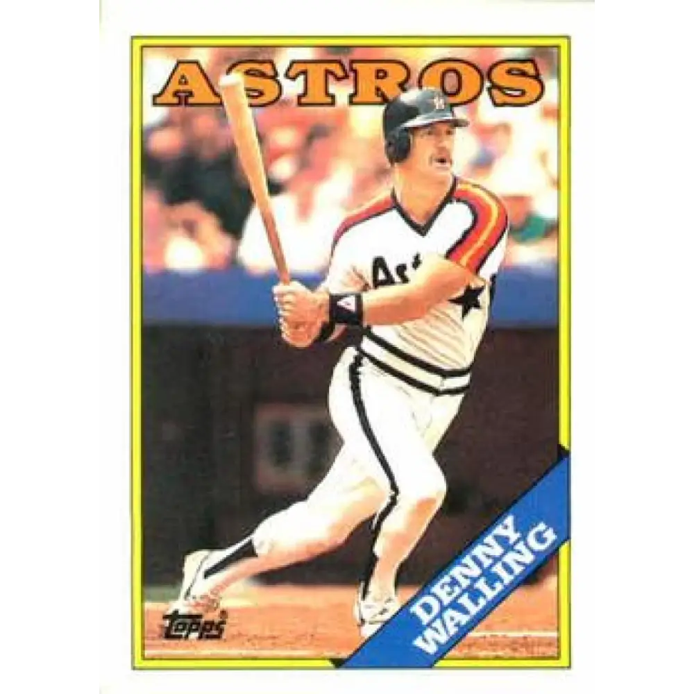 1988 Topps #719 Denny Walling NM-MT Houston Astros Baseball Card  Image 1