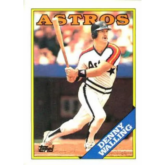 1988 Topps #719 Denny Walling NM-MT Houston Astros Baseball Card  Image 1