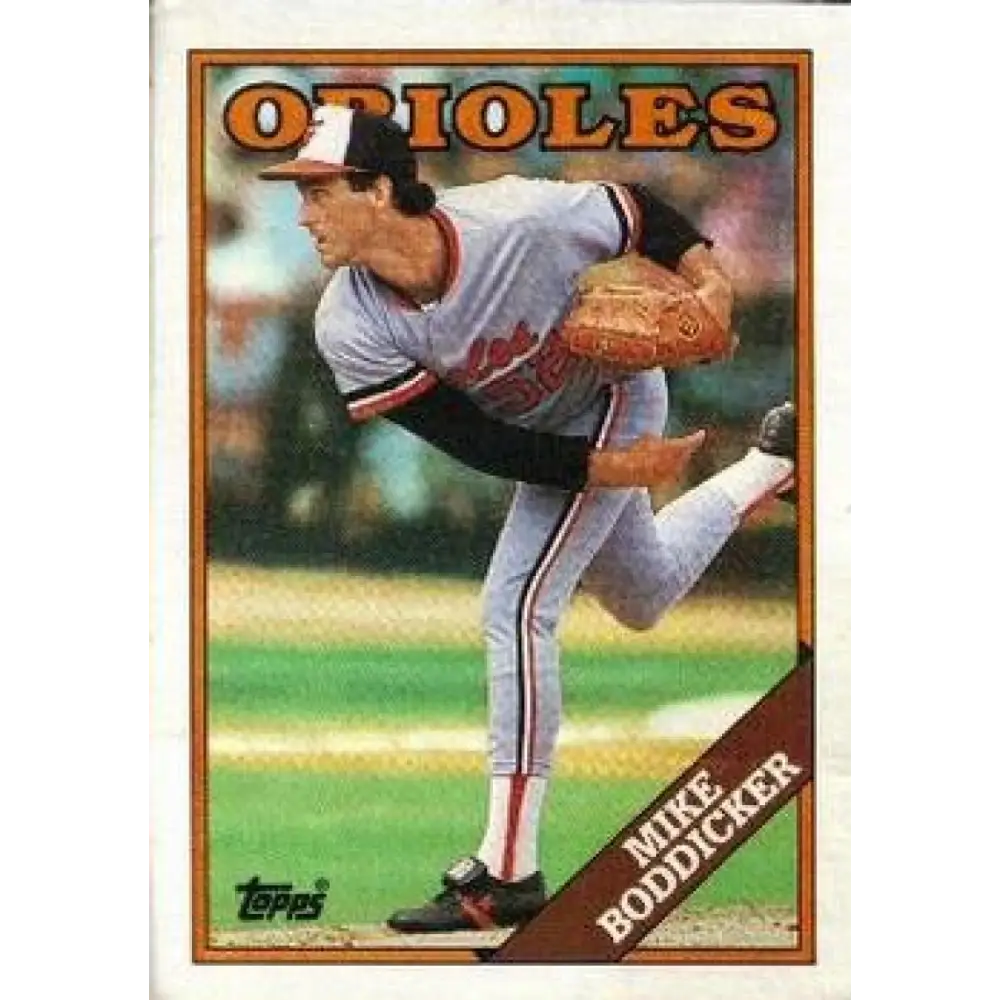 1988 Topps #725 Mike Boddicker NM-MT Baltimore Orioles Baseball Card  Image 1