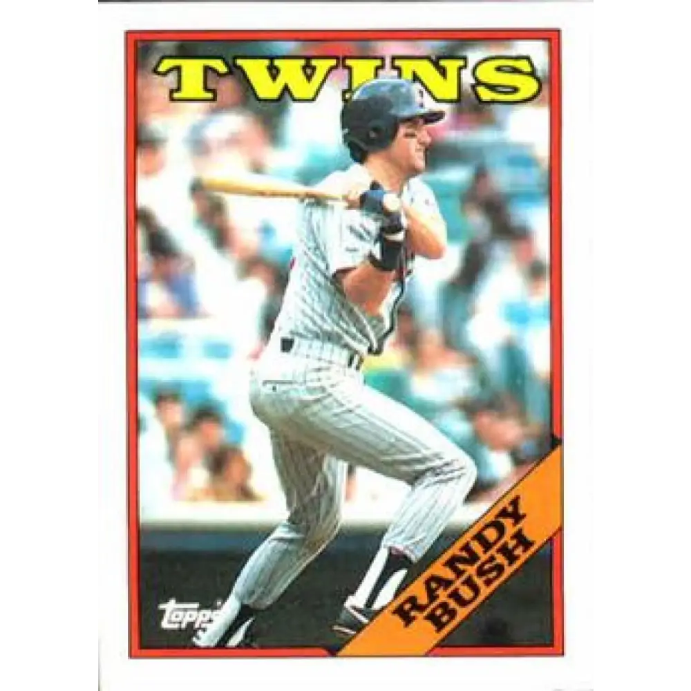 1988 Topps #73 Randy Bush NM-MT Minnesota Twins Baseball Card  Image 1