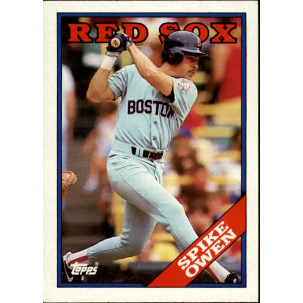 1988 Topps #733 Spike Owen NM-MT Boston Red Sox Baseball Card  Image 1